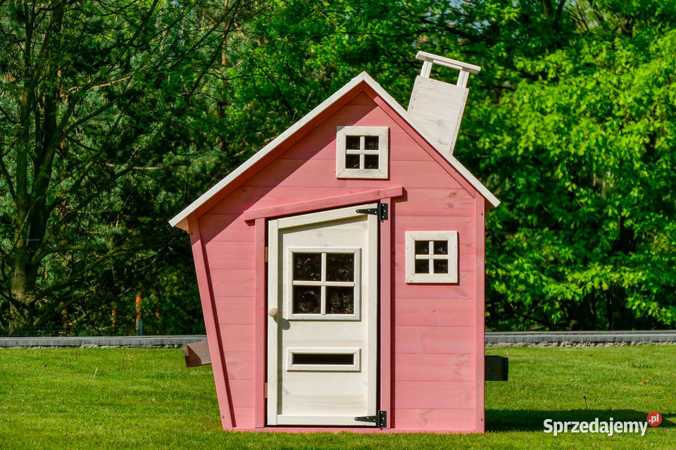 Drewniany domek ogrodowy dzieci Trzemeśnia