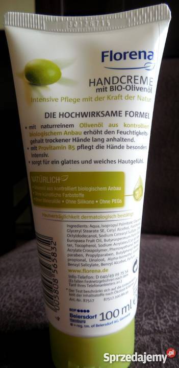 FLORENA krem do rąk Bio Olivenol Niemiecki 100 Sosnowiec