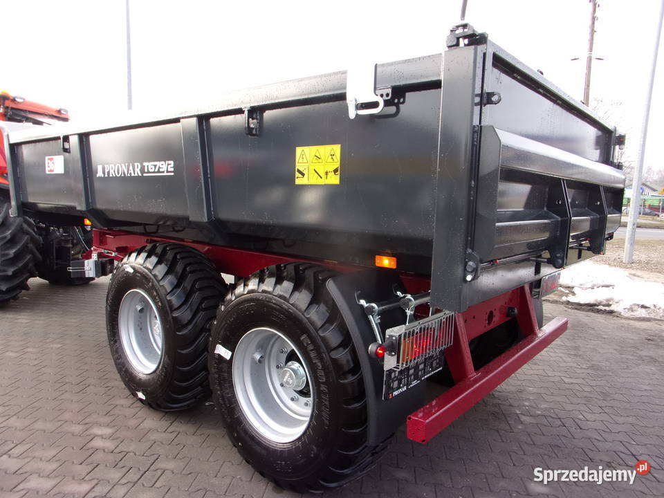 Przyczepa budowlana skorupowa T6792 PRONAR 12ton Opoczno