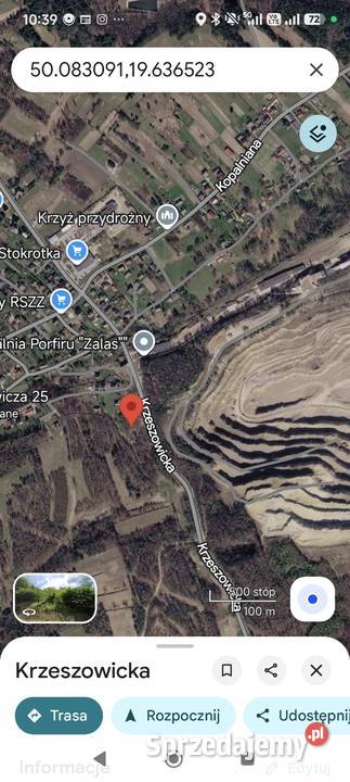 działka 38ar samej szkole średniej mocy podłącz 38000m2 Sprzedaż Sprzedaż Zalas