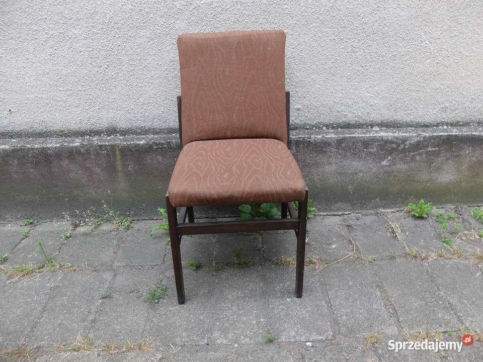 Krzesło tapicerowane z PRL Starachowice 746