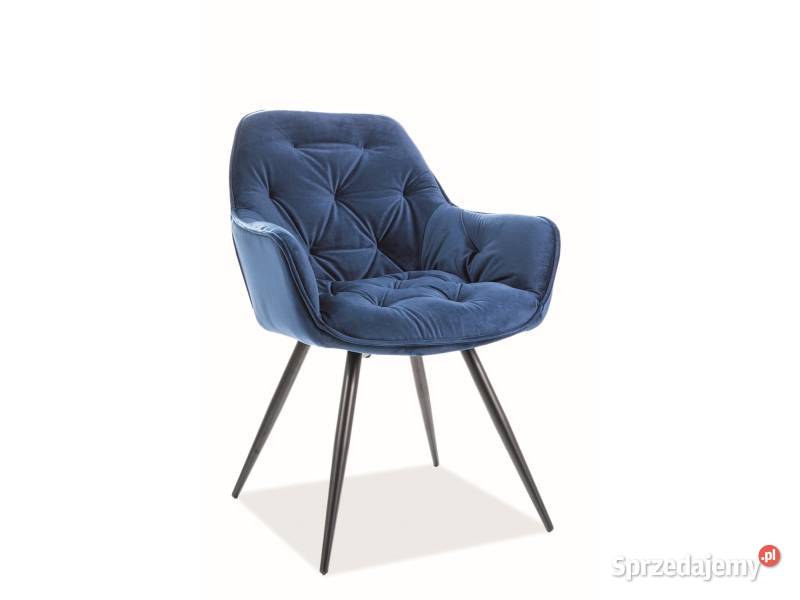 KRZESŁO FOTEL CZARNE GLAMOUR NOWE 83cm Ostrowiec Świętokrzyski sprzedam