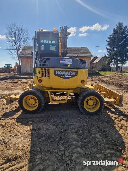 Koparka Komatsu PW98MR Wola Batorska