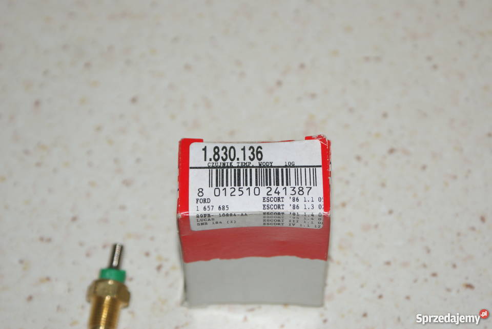 Czujnik temperatury płynu chłodzącego liczba