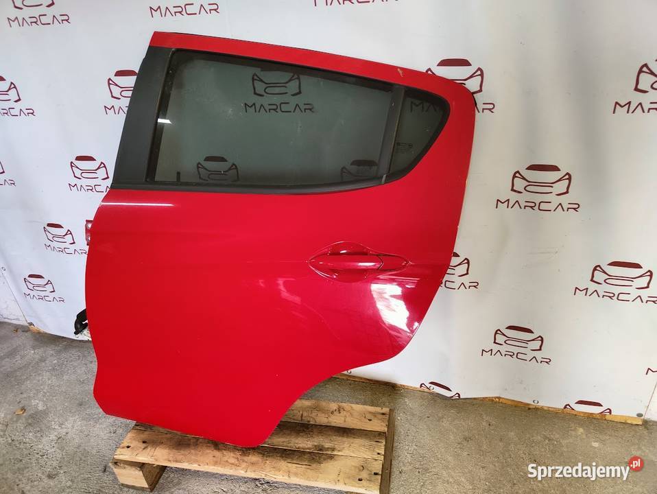 Drzwi Lewy Tył Opel Karl Kolor G6E 0DE Kompletne Pleszew