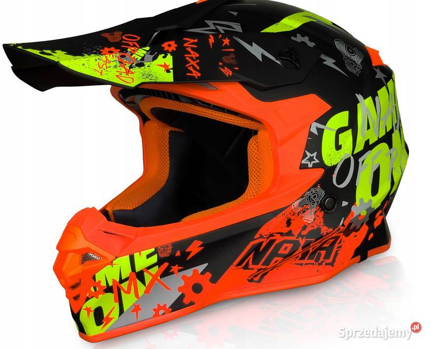 Kask motocyklowy cross enduro Naxa C9P Sosnowiec sprzedam
