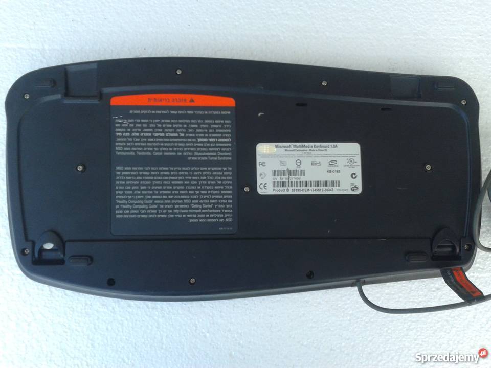MICROSOFT KLAWIATURA ANGIELSKO HEBRAJSKA