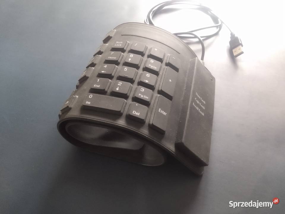 Gumowa klawiatura USB giętka i wodoodporna USB Akcesoria (Laptop/PC) Kraków