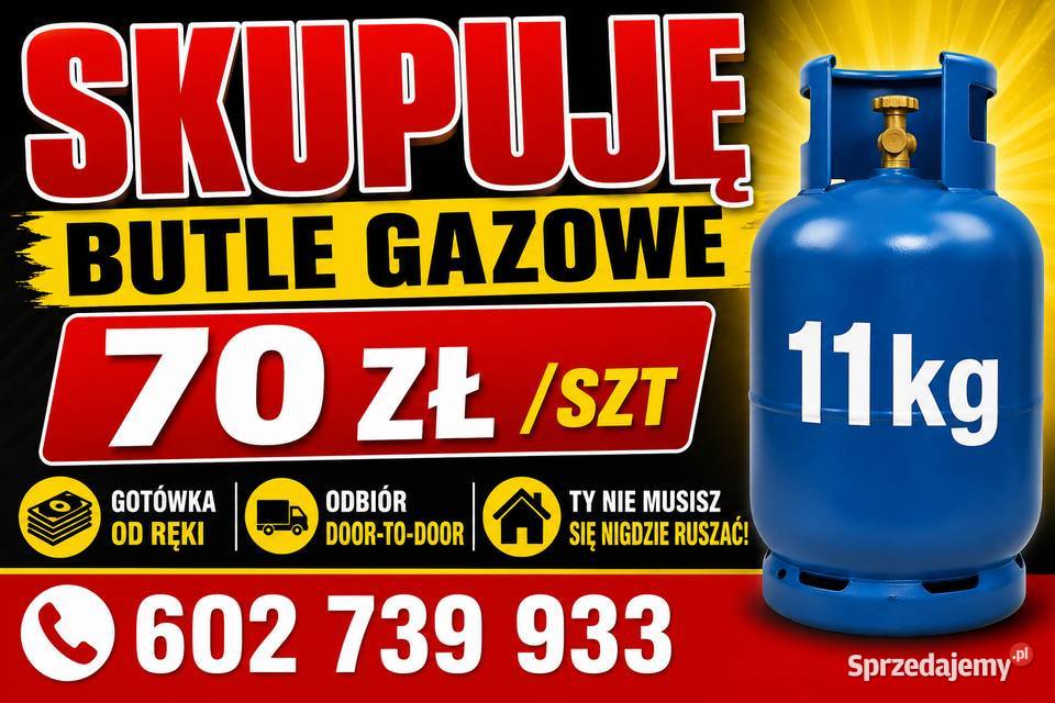 Sprzedam butle 2 pełne 80 Działdowo sprzedam