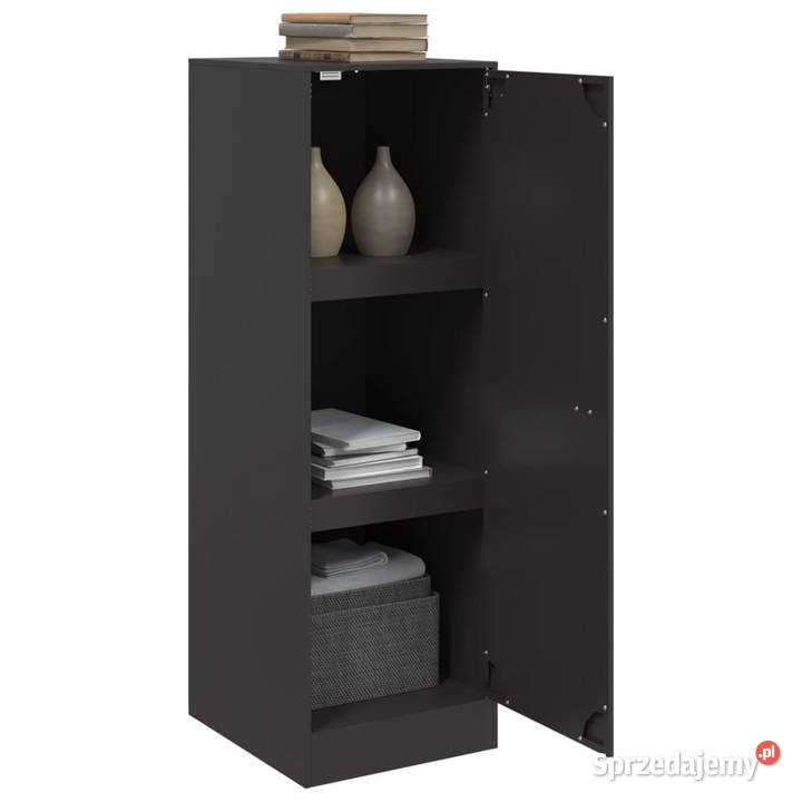 Szafka czarna 345x39x107 stal WM841703