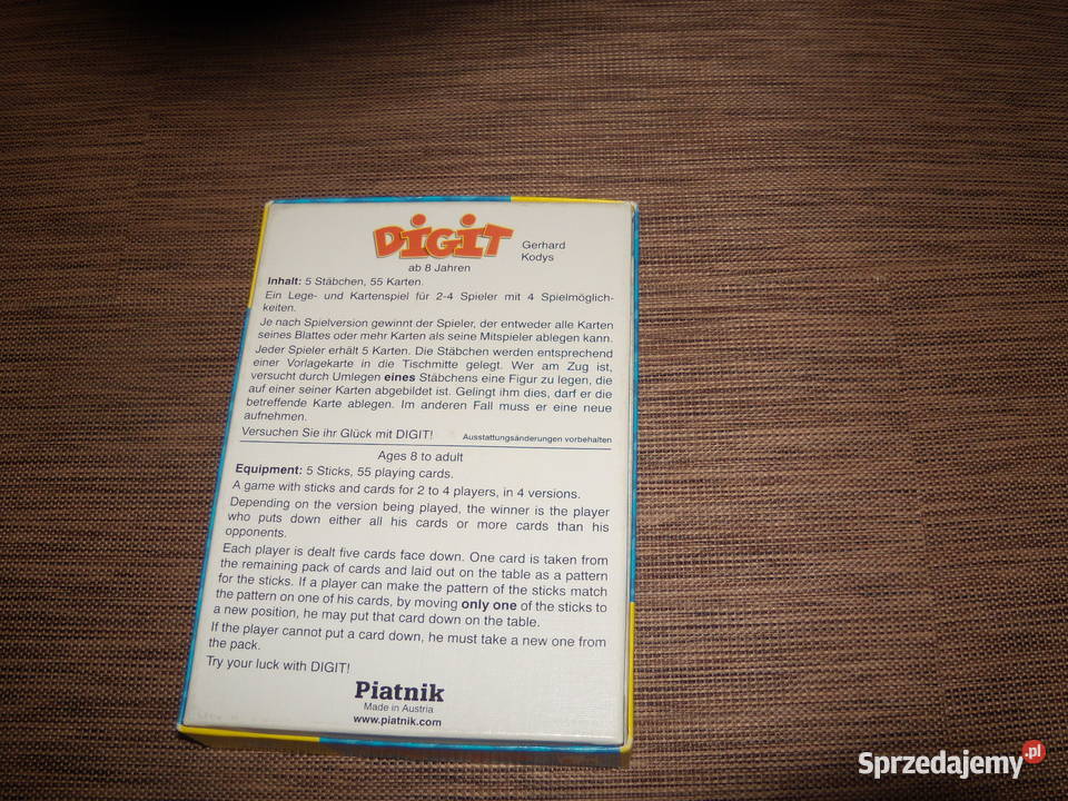 Gra Digit Piatnik mazowieckie Warszawa