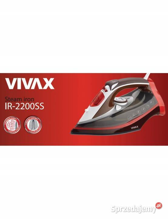 Żelazko Vivax PAROWE IR2201C MOCNE 2200W małopolskie Skawina sprzedam