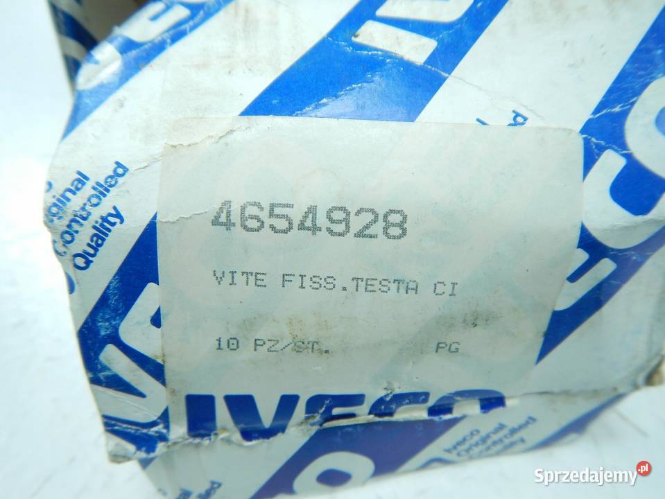 ŚRUBY GŁOWICY CYLINDRÓW IVECO 19030 ORYGINAŁ ASO Części montażowe