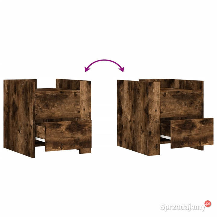 Szafka nocna opalany dąb 45x50x50 materiał mazowieckie sprzedam