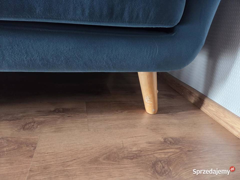 KANAPA KONSIMO TURKUSOWA 2 OSOBOWA FOTEL 80cm wielkopolskie Szamotuły