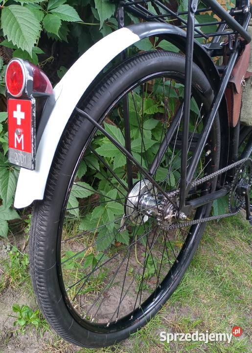 Zabytkowy Szwajcarski Rower Wojskowy Konin