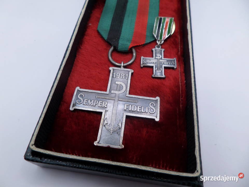 Krzyż Zasługi Semper Fidelis NUMEROWANY rzadki Antyki, Sztuka, Kolekcje Poznań sprzedam