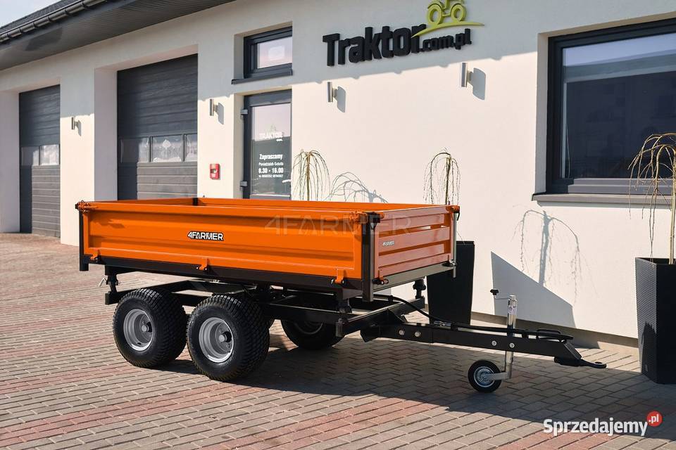 Przyczepa rolnicza dwuosiowa 25T z kiprem podkarpackie Tajęcina