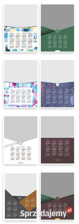 Foto Kalendarze A3 szablony kalendarium 2024 Kraków