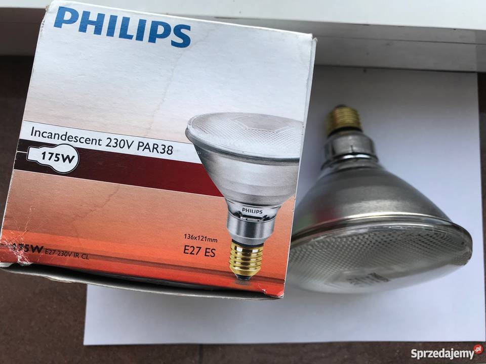 ŻARÓWKA Promiennik podczerwieni PHILIPS 230V Dom i Ogród Białystok