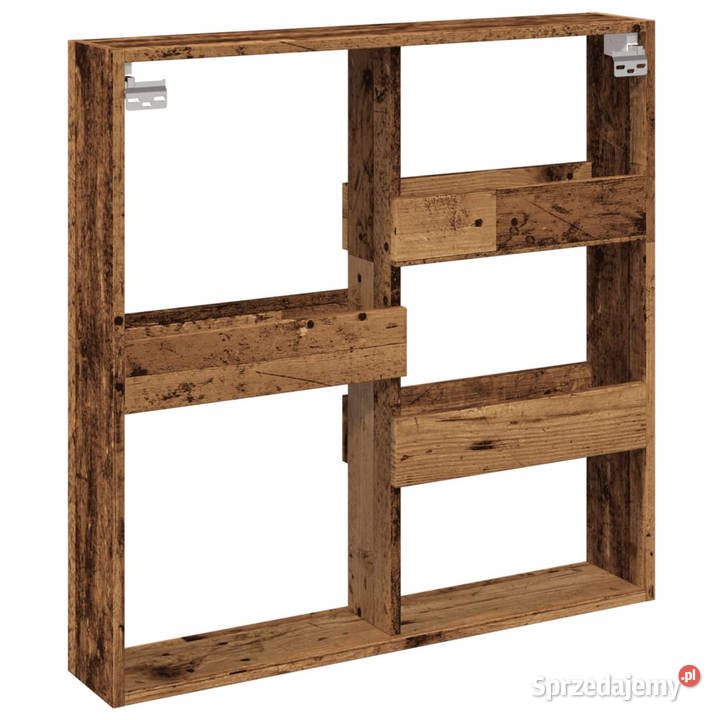 Szafka ścienna stare drewno 80x15x80 WM854551 Warszawa