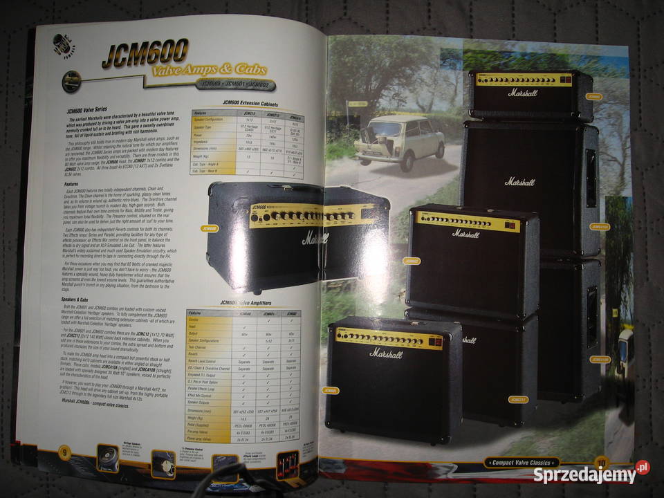 Marshall Amps 1998 Guitar Products Catalog pomorskie Kępice