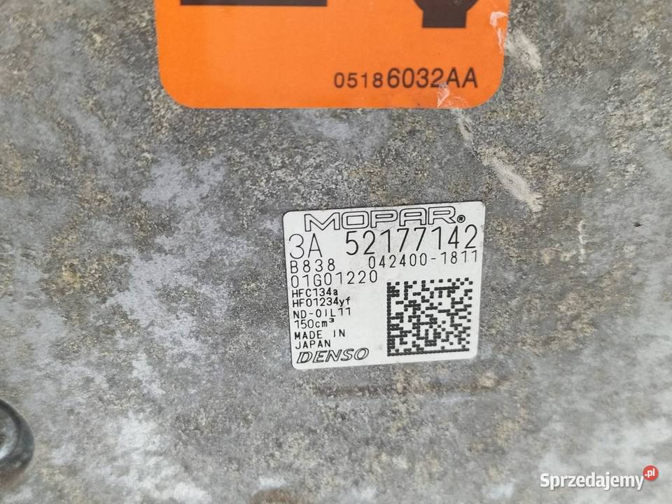 SPRĘŻARKA KLIMATYZACJI 52177142 13 PHEV HYBRID