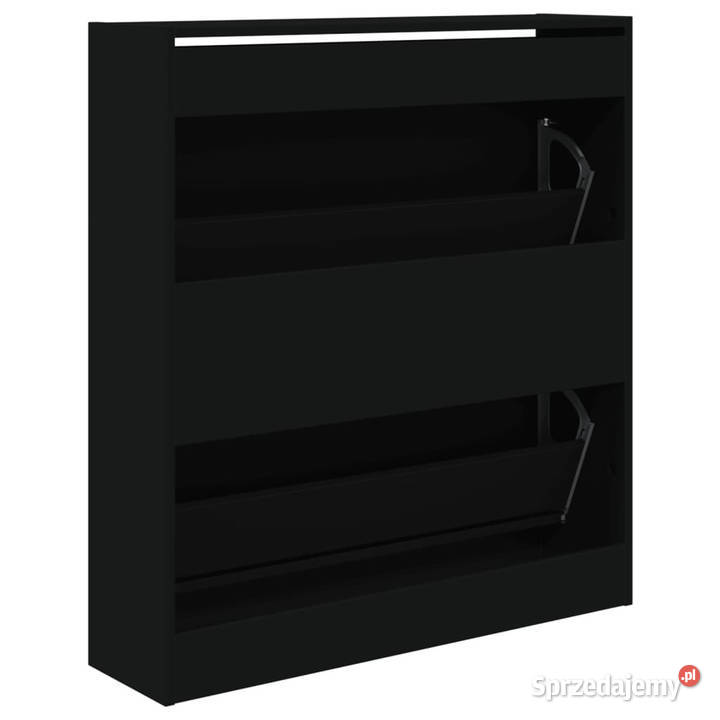 Szafka na buty czarna 80x21x875 materiał Warszawa