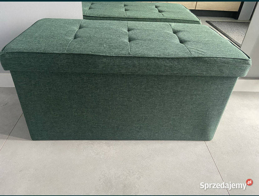 Wielofunkcyjna składana pufa w kolorze Jastrząb