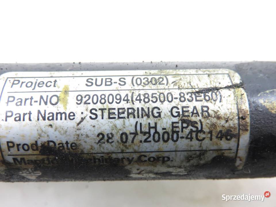 MAGLOWNICA OPEL AGILA A 4850083E60 9208094