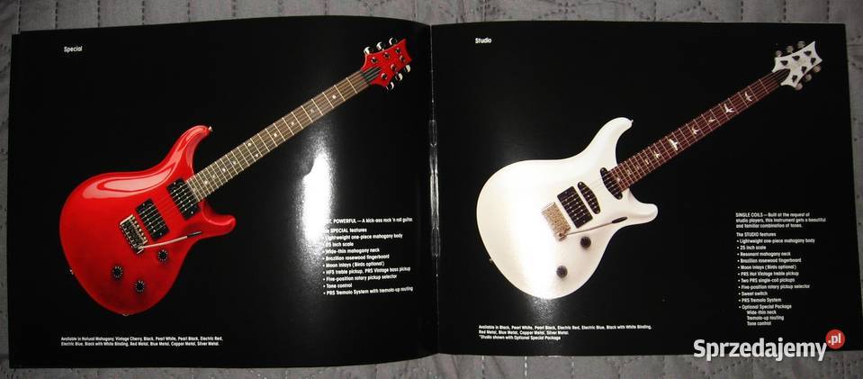 PRS Paul Reed Smith katalog gitar 1989 PRS Kępice