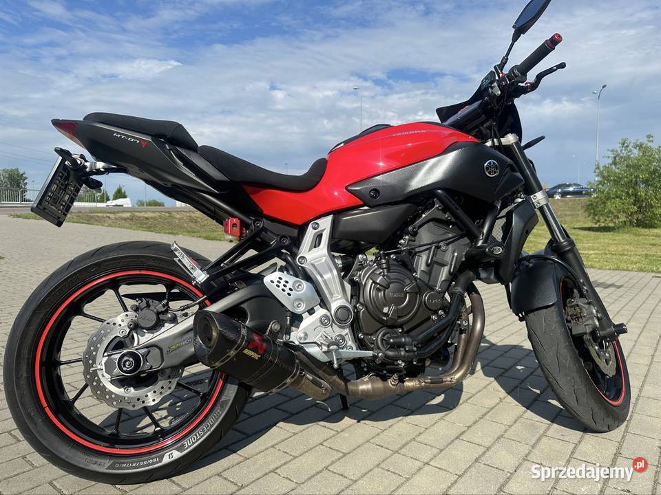 Yamaha MT07 Stan Idealny 14797km Białystok sprzedam