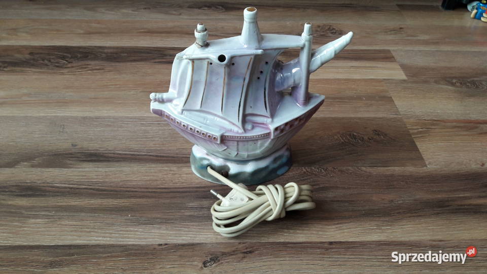Stara lampka porcelanowa ceramiczna PRL Gdynia sprzedam