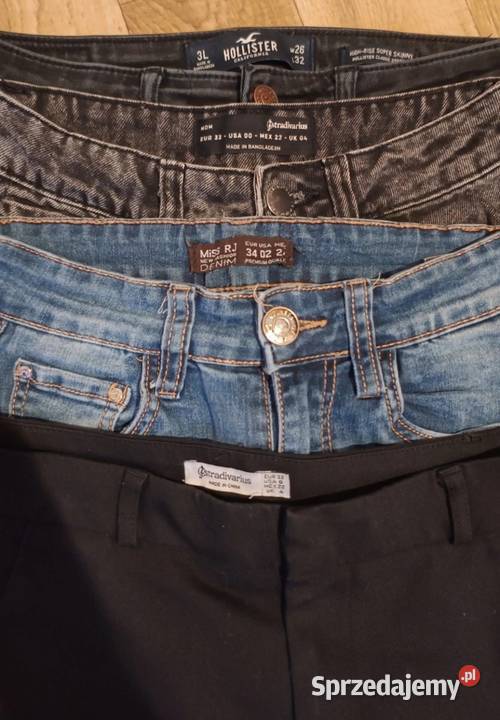 Spodnie damskie XS zestaw 8 par