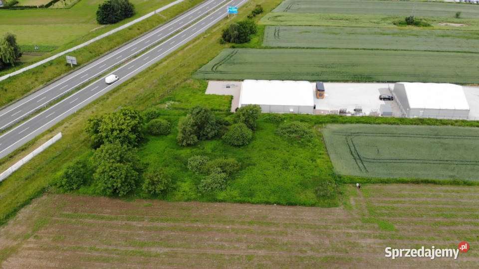 Działka usługowa 749m2 węźle A4 sprzedam