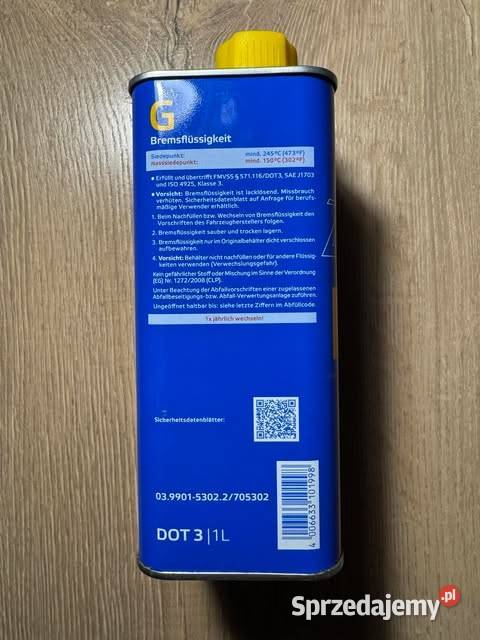 Płyn Hamulcowy ATE Dot3 2 litry Końskie