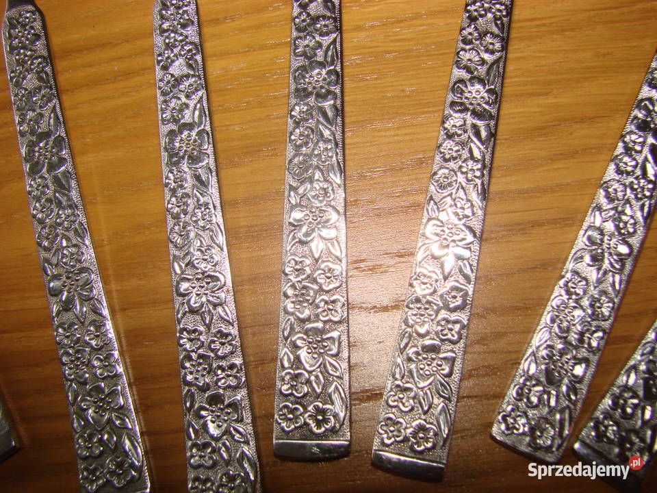 Flower Garden Japan sztućce PRL Pruszcz Gdański