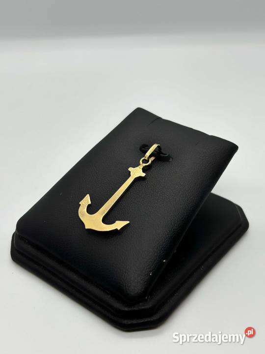 Złota zawieszka pr 585 110g Kotwica Elbląg