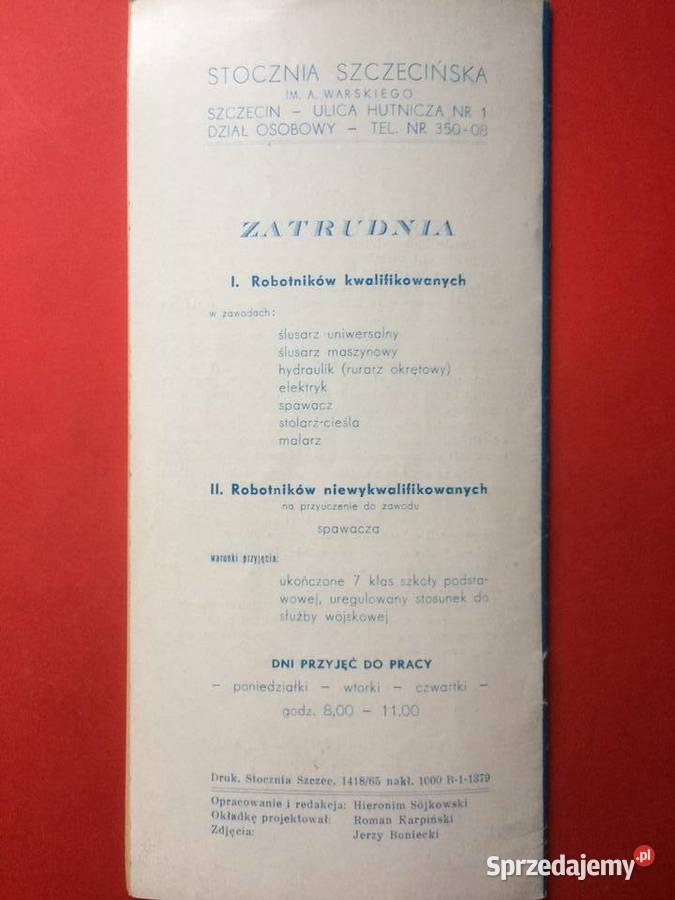 642 Stocznia Szczecińska im A Warskiego Szczecin