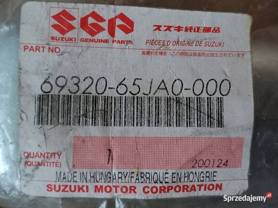 SUZUKI SPLASH EX ZAWIAS DRZWI LEWY PRZÓD GÓRNY Pleszew sprzedam