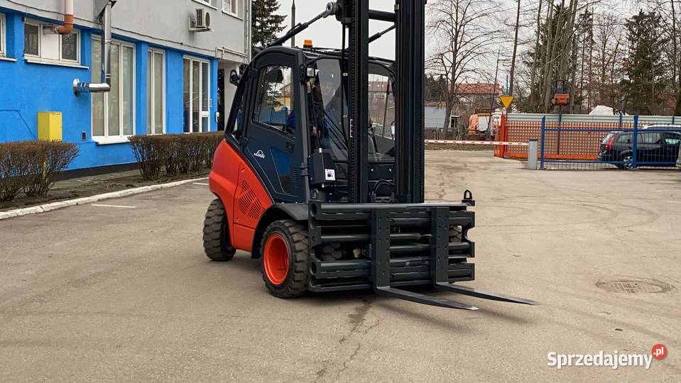 wózek widłowy z obrotnicą Lindę H40 4 tony Elbląg sprzedam