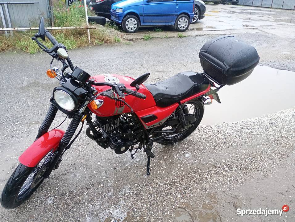 Okazja Motor Barton 3 kask kufer nowy Aku dolnośląskie Wrocław