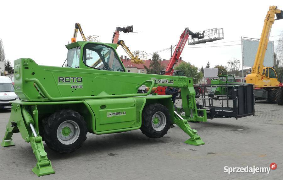 Ładowarka teleskopowa MERLO wynajem serwis Borkowo