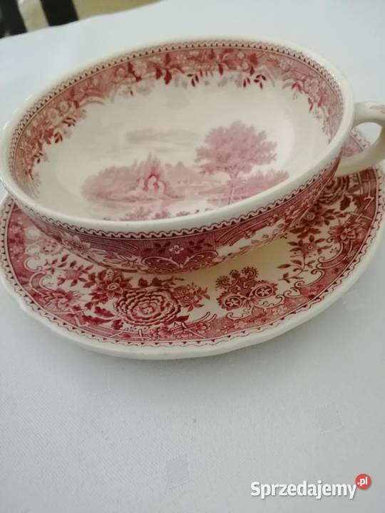 Villeroy boch bulionówka z talerzykiem Poznań