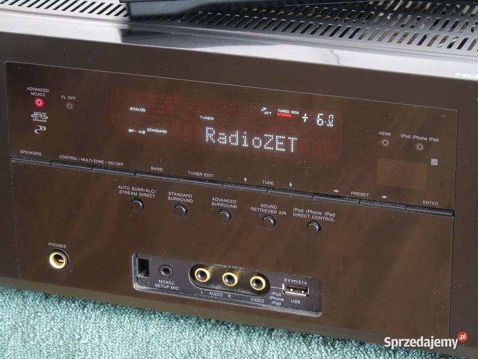 Amplituner Pioneer VSX921 RDS USB HDMi pilot podkarpackie Jasło sprzedam