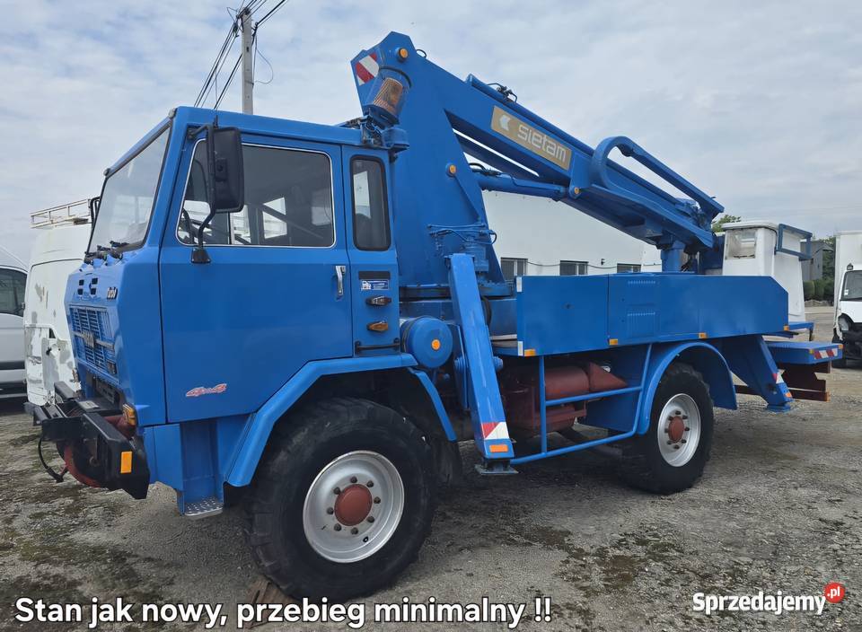 Zwyżka 17m SIETAM 125 T2 IVECO 8016 Unic Turbo świętokrzyskie Busko-Zdrój