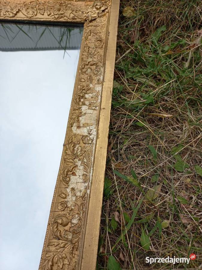 Lustro w starej ramie Warszawa