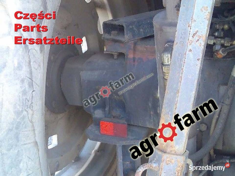 Massey Ferguson 8150 części silnik zwolnica oś Byków