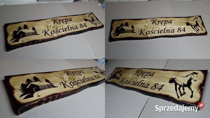 Grawer na desce wypalanie szyld drewniany deska Roczyny sprzedam
