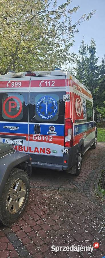 Ambulans karetka Fiat Ducato salon PL Biskupiec sprzedam